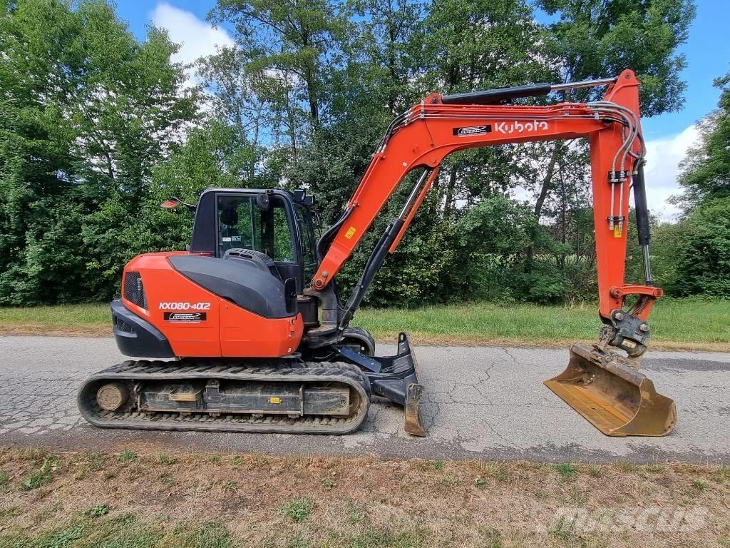 Kubota KX 080-4a2 Minigravemaskiner
