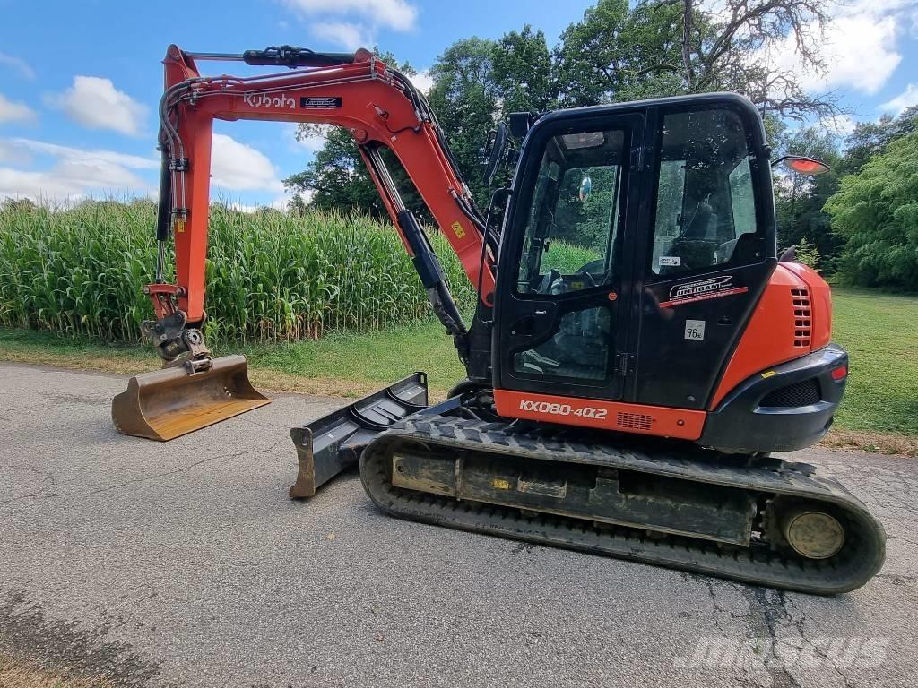 Kubota KX 080-4a2 Minigravemaskiner
