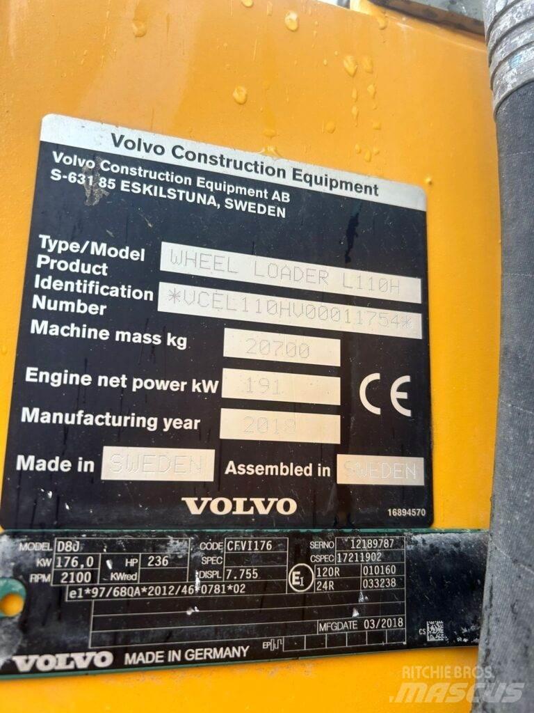 Volvo L110H Læssemaskiner på hjul