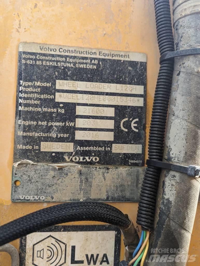 Volvo L 120 H Læssemaskiner på hjul