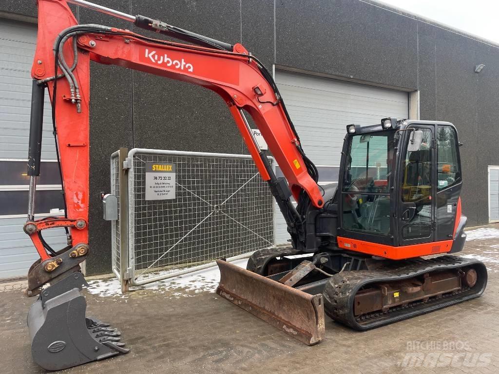 Kubota KX080-4a Midi-gravemaskiner 7t - 12t