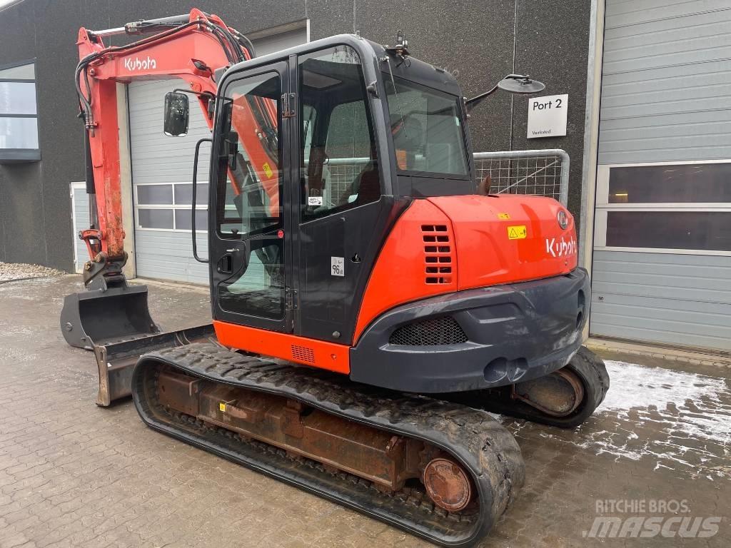 Kubota KX080-4a Midi-gravemaskiner 7t - 12t