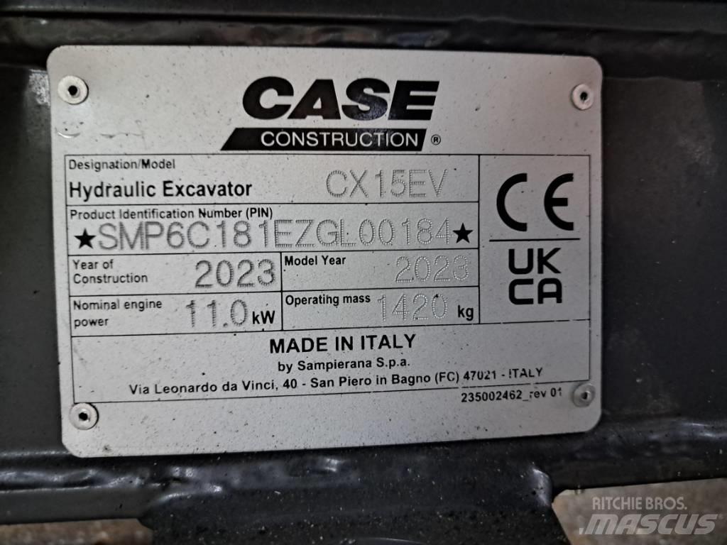 CASE CX15EV Minigravemaskiner