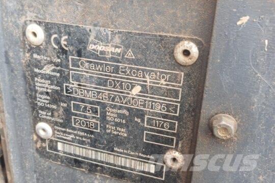 Develon DX 10 Z Minigravemaskiner