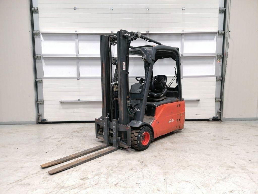 Linde E18L-01 El gaffeltrucks