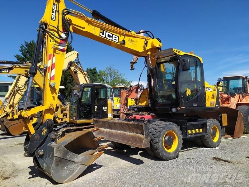JCB JS 145 W Gravemaskiner på hjul