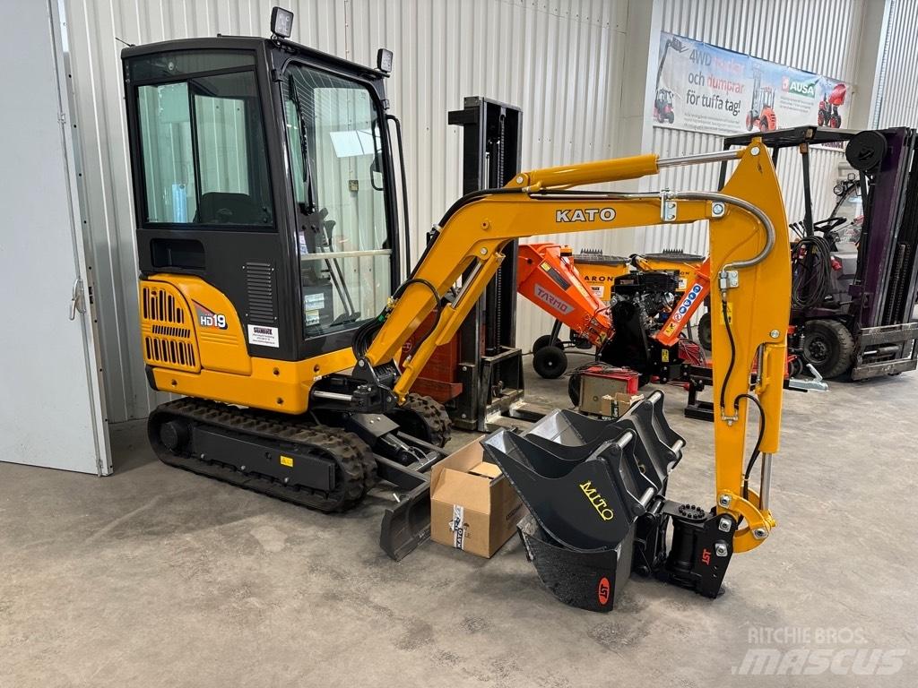 Kato HD 19vxt Minigravemaskiner