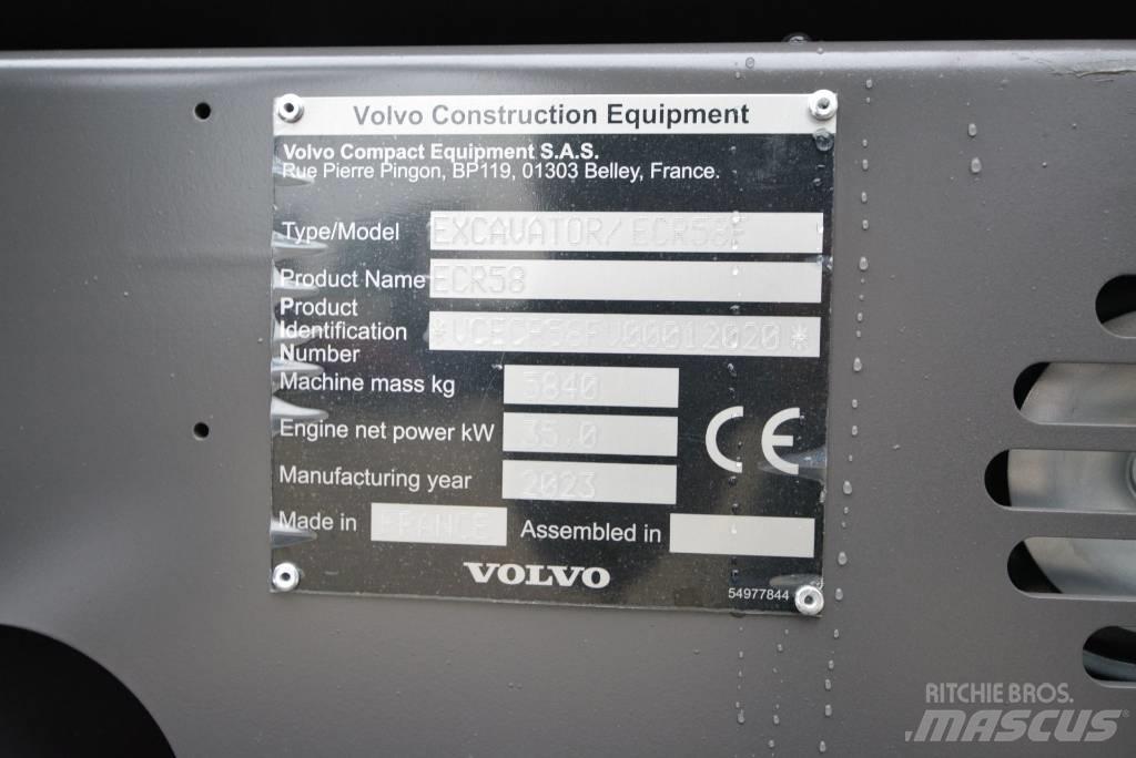 Volvo ECR 58 F Minigravemaskiner