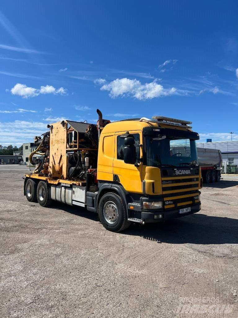 Scania 124 G 420 Pæle- og rammemaskiner