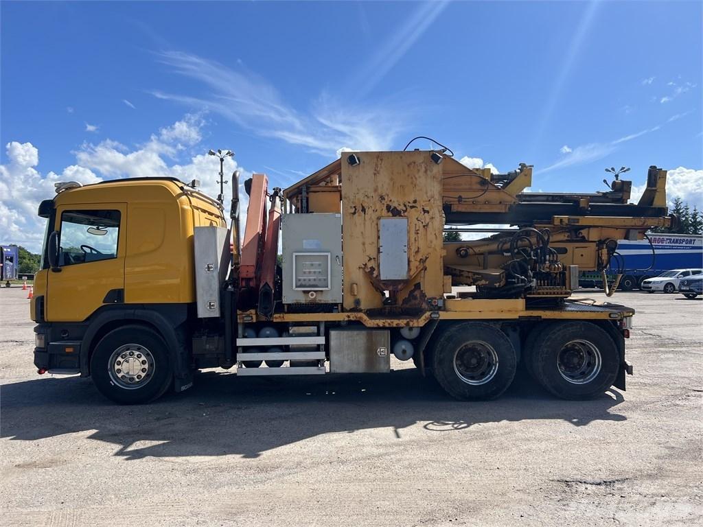 Scania 124 G 420 Pæle- og rammemaskiner
