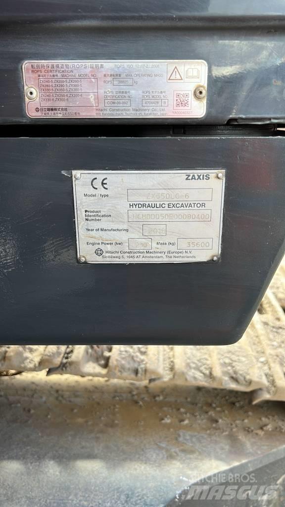 Hitachi ZX350-6 Gravemaskiner på larvebånd