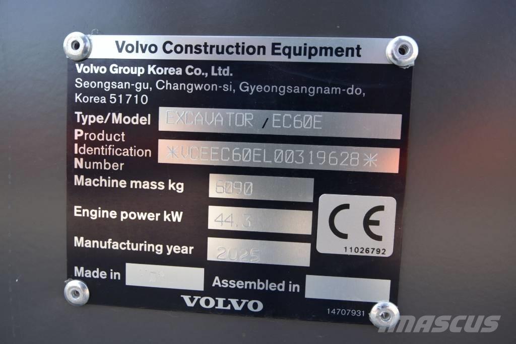 Volvo EC 60 E Minigravemaskiner