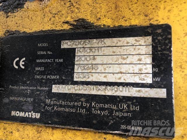 Komatsu PC 750 SE-7K Gravemaskiner på larvebånd
