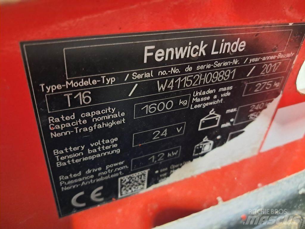 Linde T16 El-palleløftere