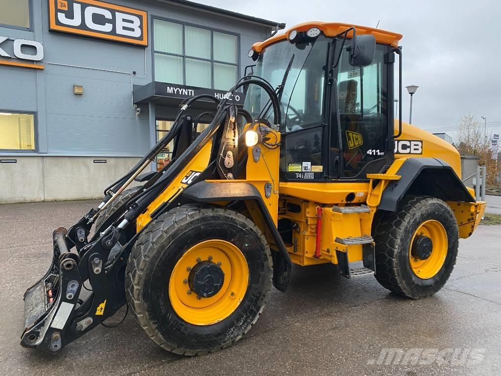 JCB 411 HT T4i Læssemaskiner på hjul