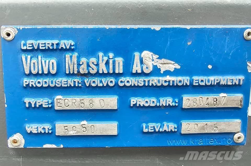Volvo ECR 58 D Minigravemaskiner