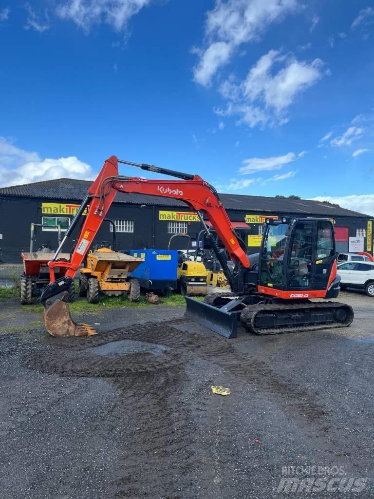 Kubota KX 080-4a Midi-gravemaskiner 7t - 12t