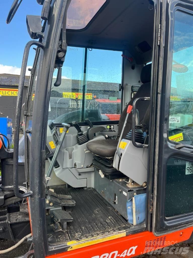 Kubota KX 080-4a Midi-gravemaskiner 7t - 12t