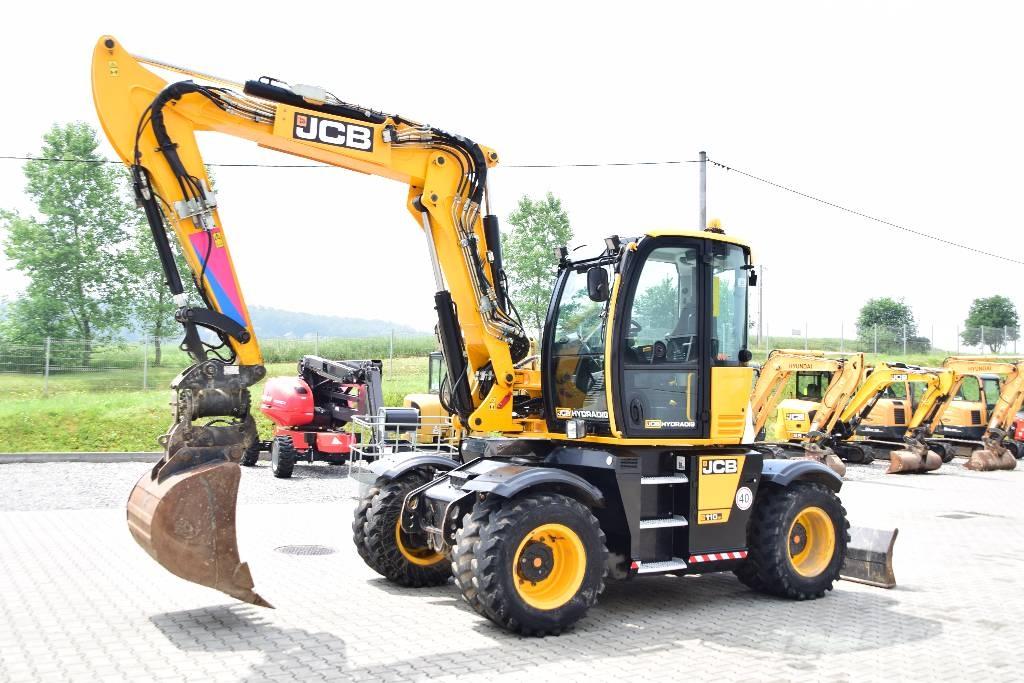 JCB Hydradig Gravemaskiner på hjul