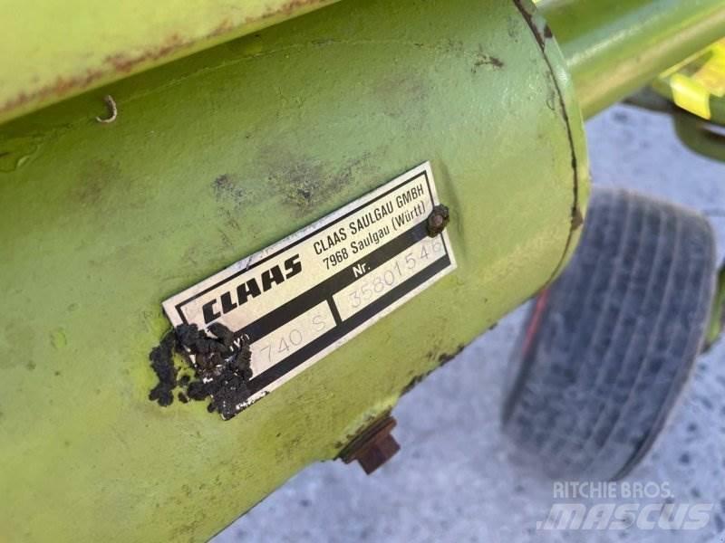 CLAAS 740 S River og høvendere