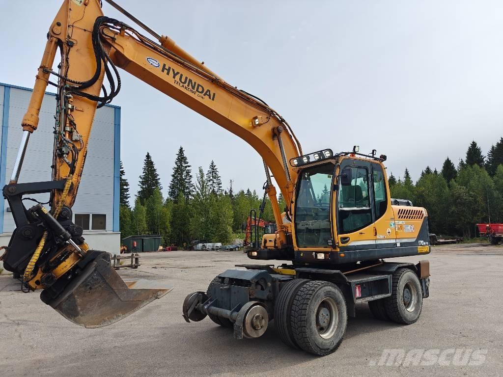 Hyundai R170-W9 Gravemaskiner på hjul