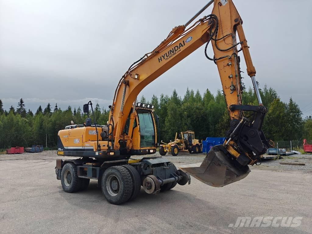 Hyundai R170-W9 Gravemaskiner på hjul