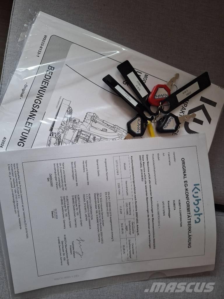 Kubota U 18-5 Minigravemaskiner