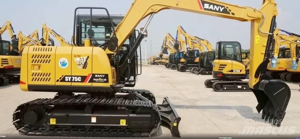 Sany SY 75 C Midi-gravemaskiner 7t - 12t