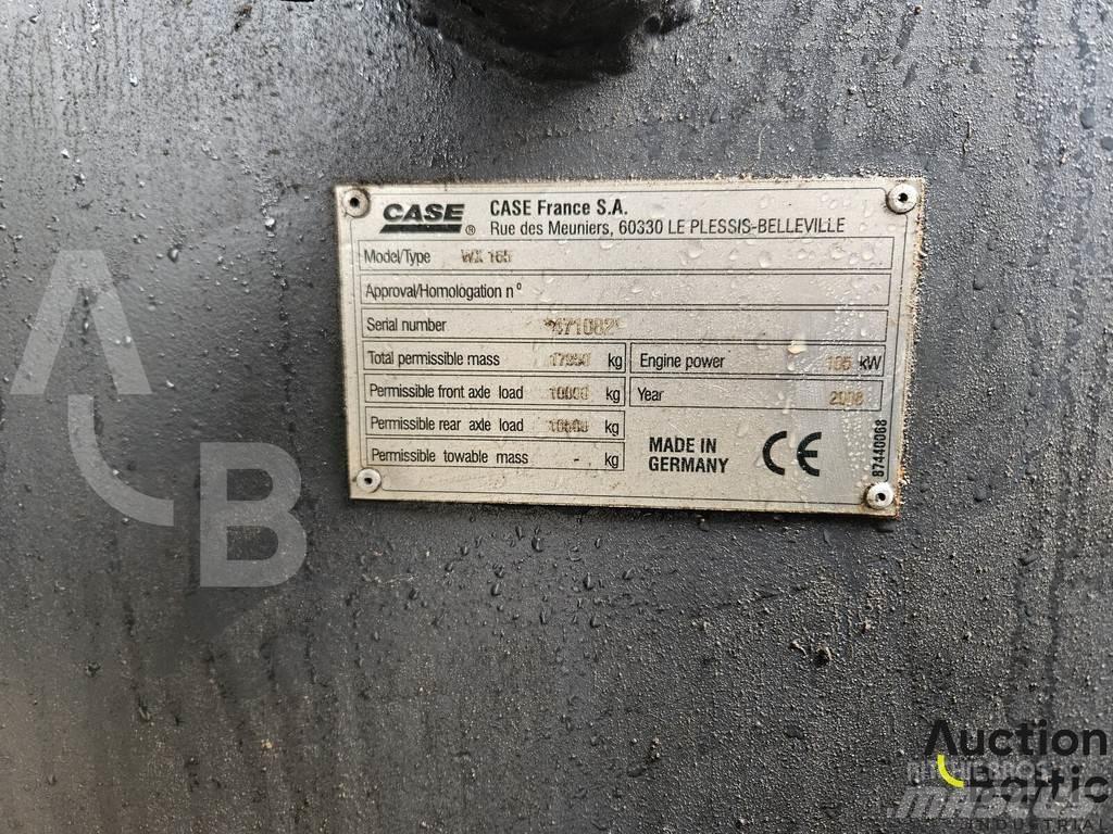 CASE WX 165 Gravemaskiner på hjul