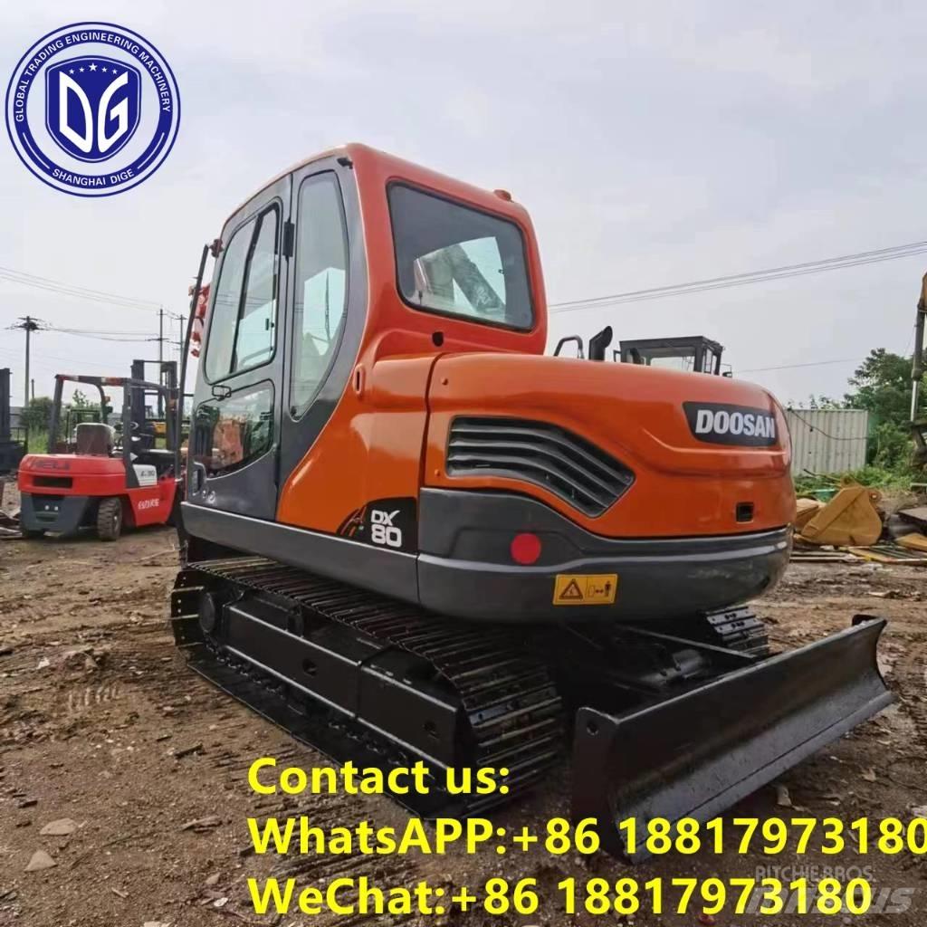 Doosan DX 80 Gravemaskiner på larvebånd
