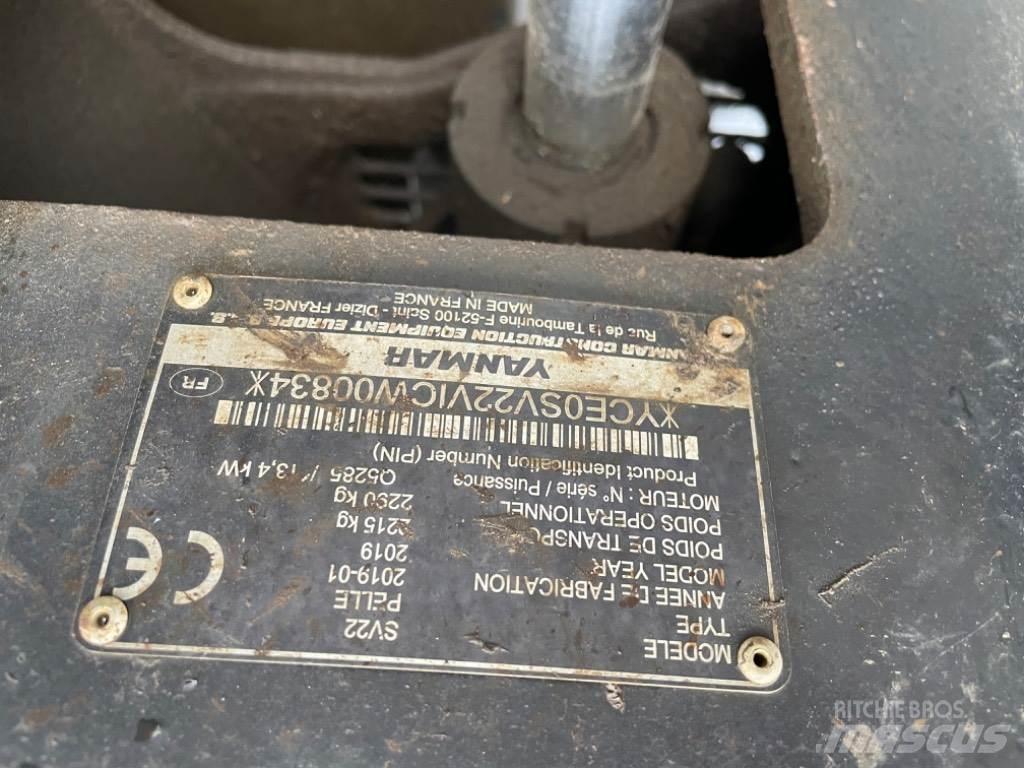 Yanmar SV22 (00834) Minigravemaskiner