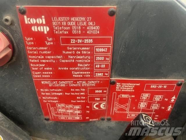 Kooi-Aap Z2-3V-2535 Diesel gaffeltrucks