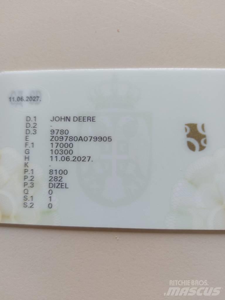 John Deere 9780 CTS Mejetærskere
