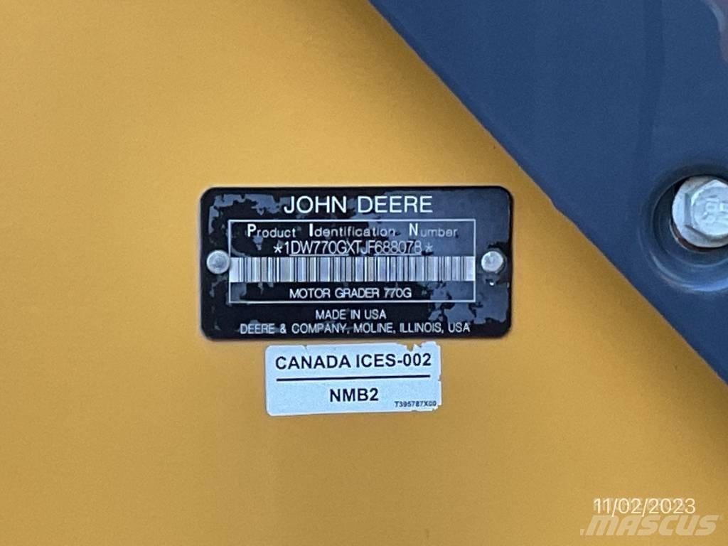 John Deere 770 G Vejhøvle / Gradere