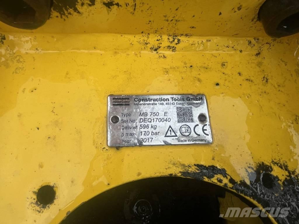 Atlas Copco MB 750 Hydraulik / Trykluft hammere