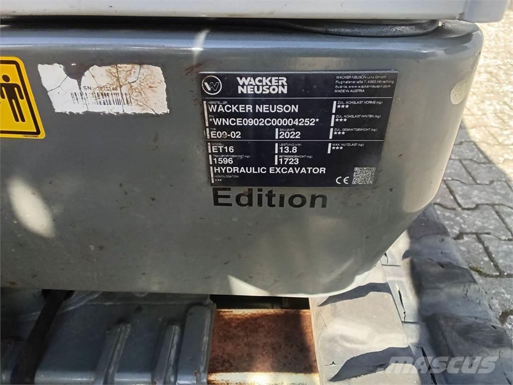 Wacker Neuson ET16 Gravemaskiner på larvebånd