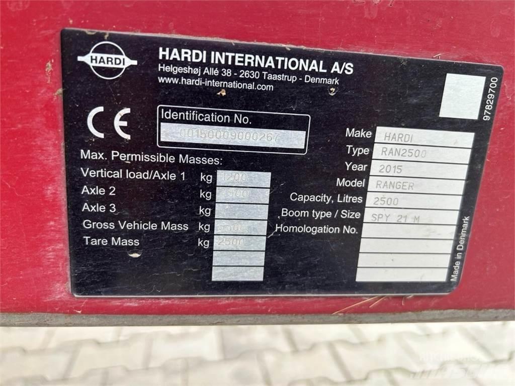 Hardi Ranger 2500 Trailersprøjter