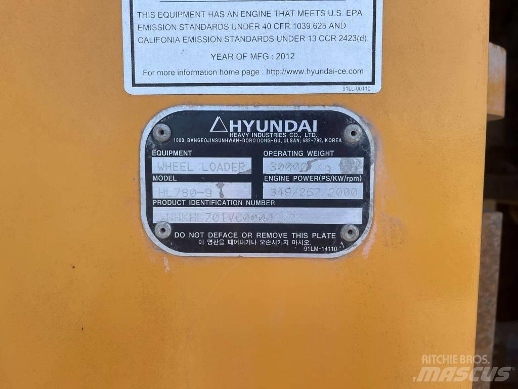 Hyundai HL 780-9 Læssemaskiner på hjul