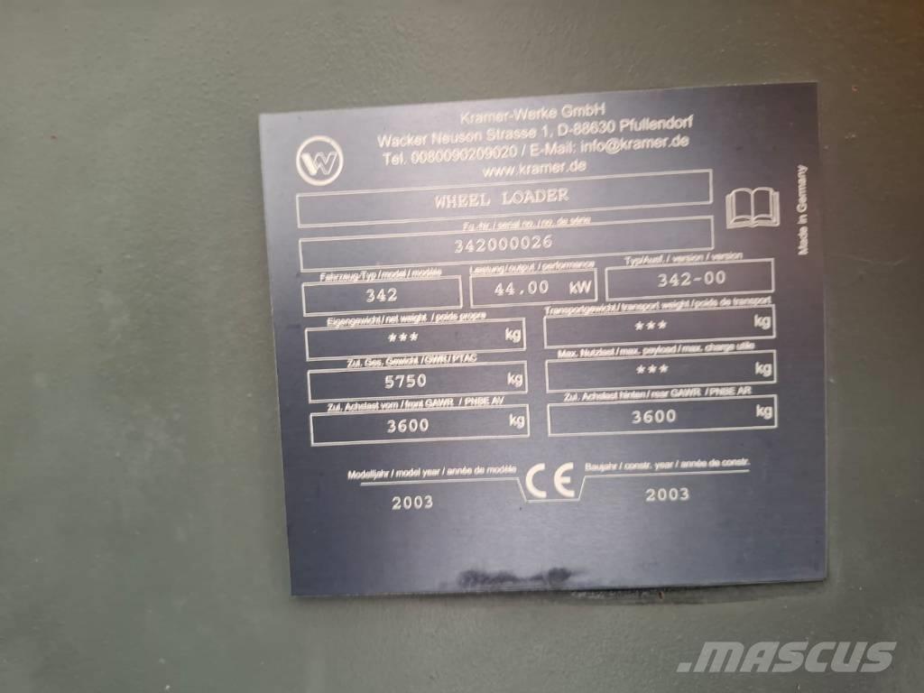 Kramer 380 Læssemaskiner på hjul