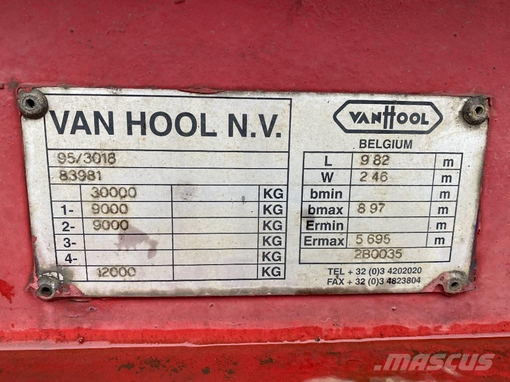 Van Hool W4757145090 Semi-trailer med fast kasse