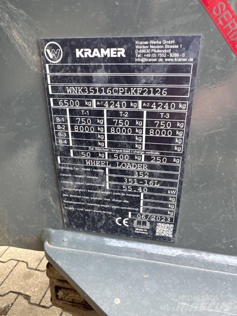 Kramer 8095L Læssemaskiner på hjul