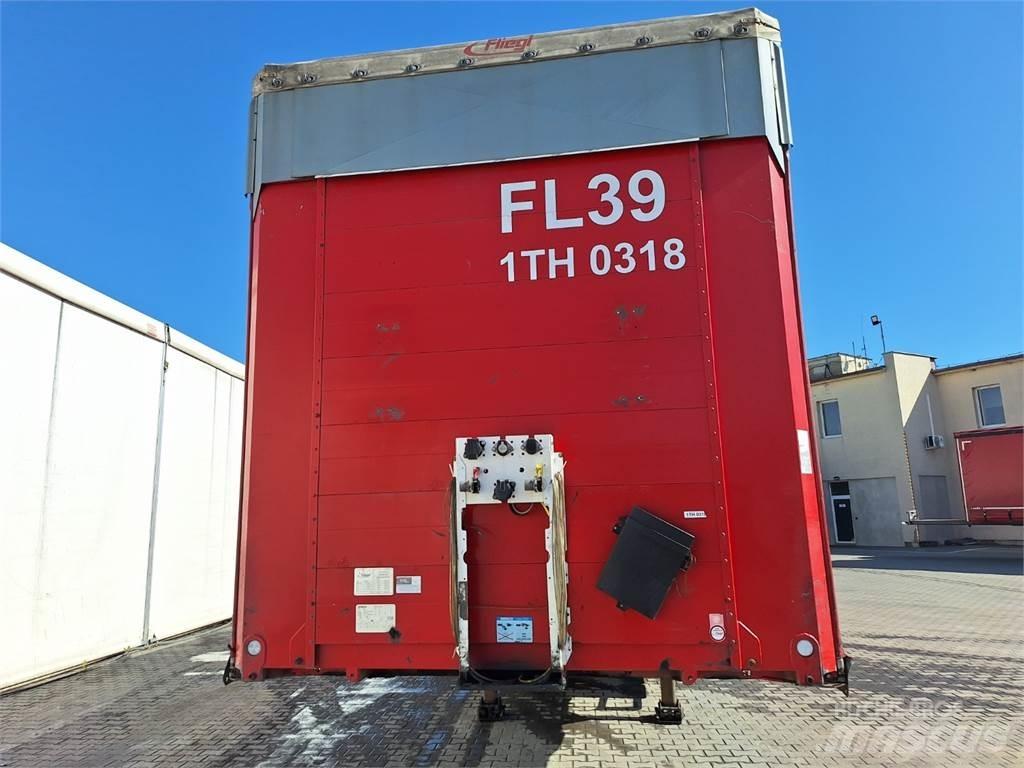 Fliegl SDS 390 Anhænger med lad/Flatbed