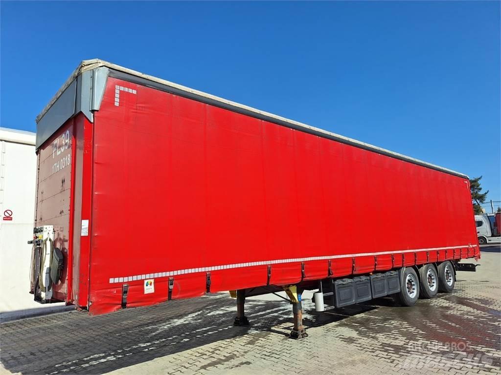 Fliegl SDS 390 Anhænger med lad/Flatbed