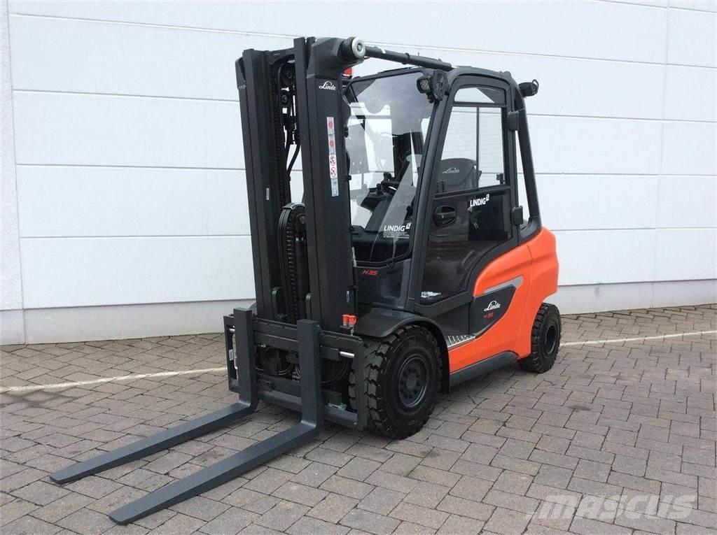 Linde H35D Diesel gaffeltrucks
