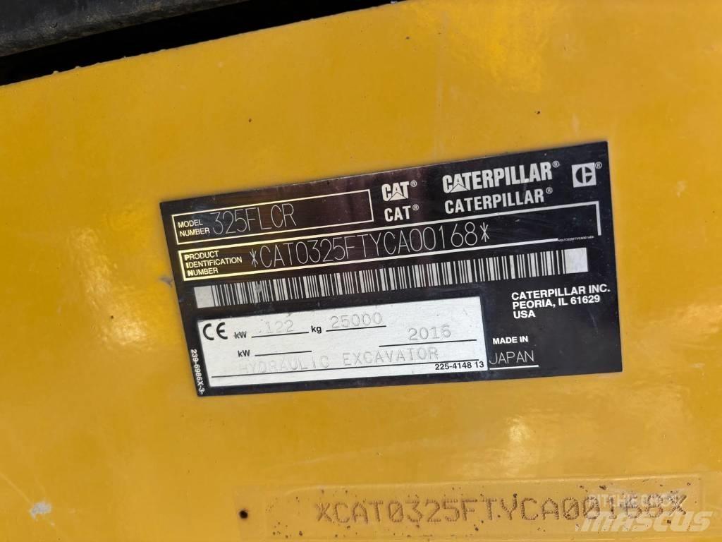 CAT 325 FL CR Gravemaskiner på larvebånd