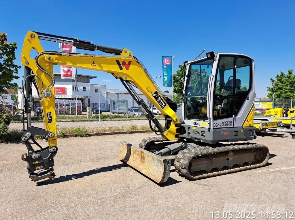 Wacker Neuson ET58 Gravemaskiner på larvebånd