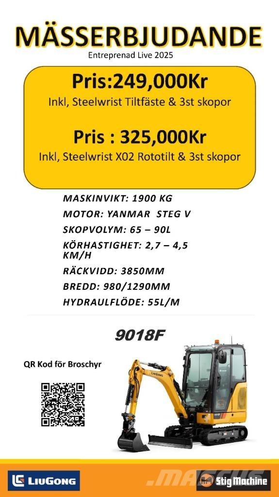 LiuGong 9018 F Minigravemaskiner