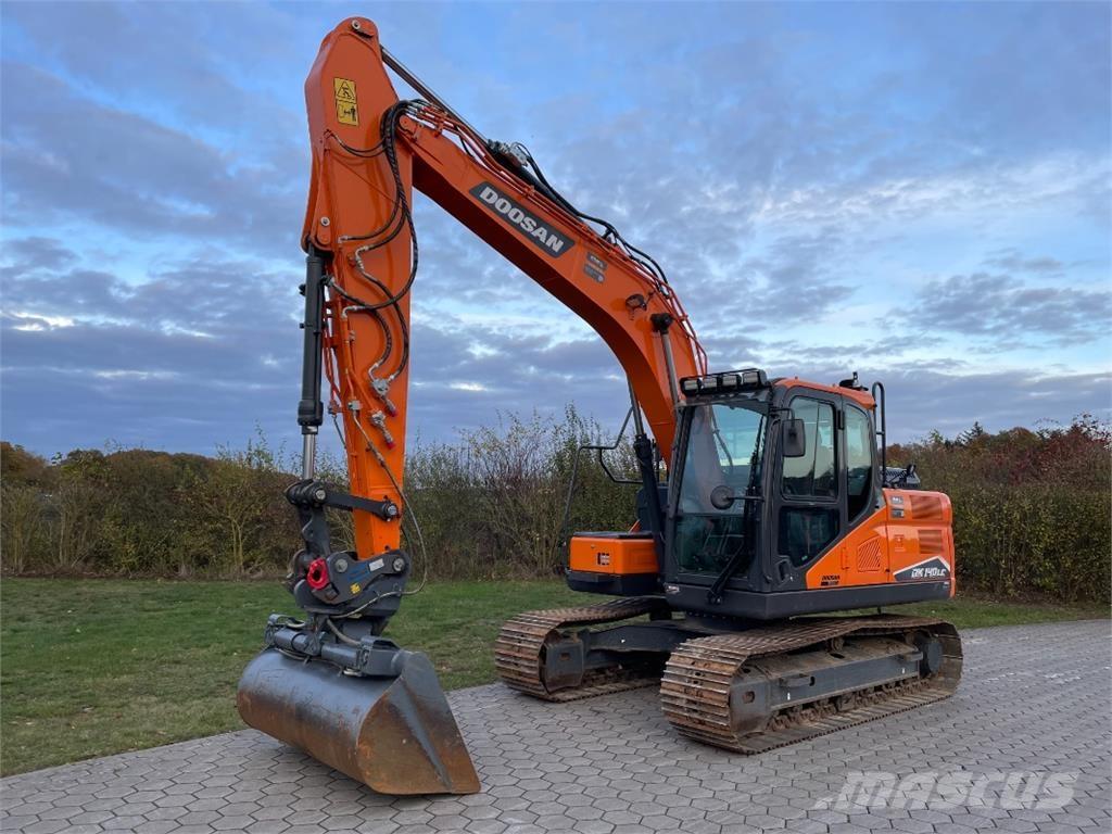 Doosan DX140LC-7 Gravemaskiner på larvebånd