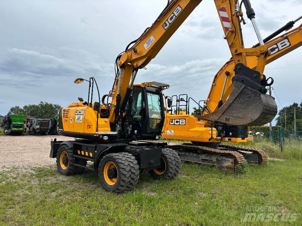 JCB JS 145 W Gravemaskiner på hjul