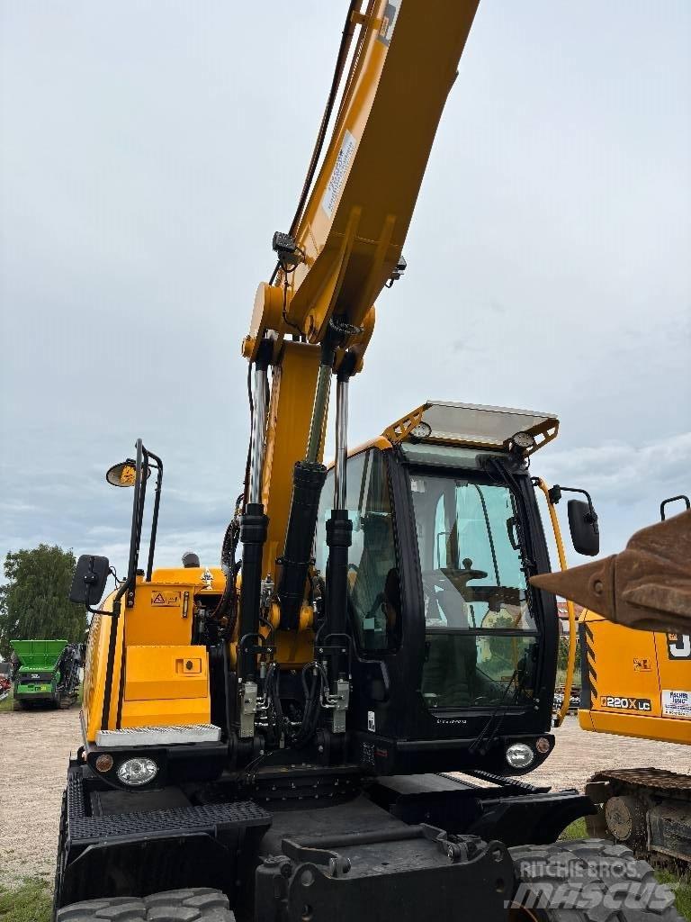 JCB JS 145 W Gravemaskiner på hjul